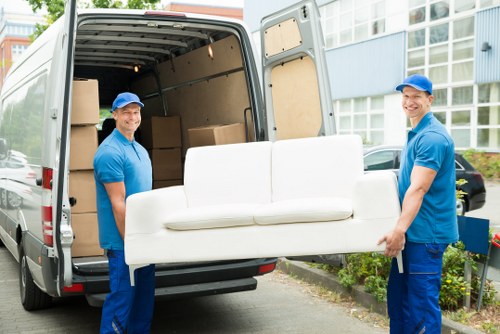 Commercial moving team planning a business relocation in Ardleighgreen