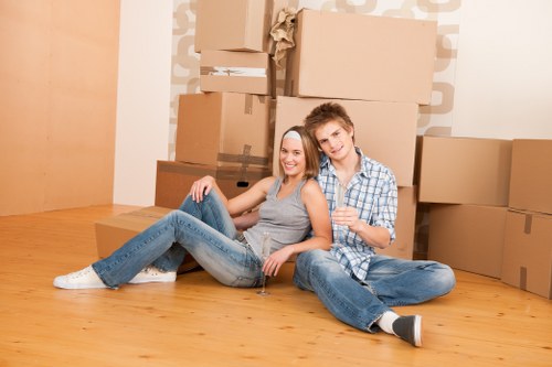 Removal van ready for a local move in Ardleighgreen