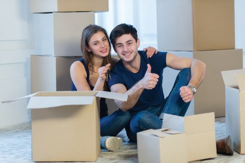 Commercial removals van for office furniture and equipment