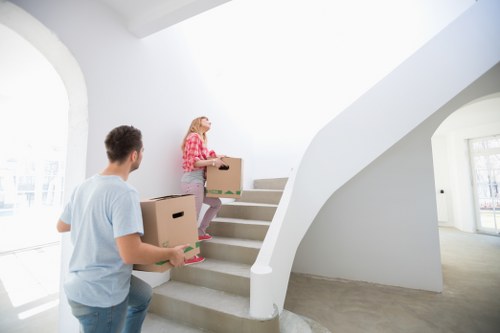 Truck loading space for furniture and boxes